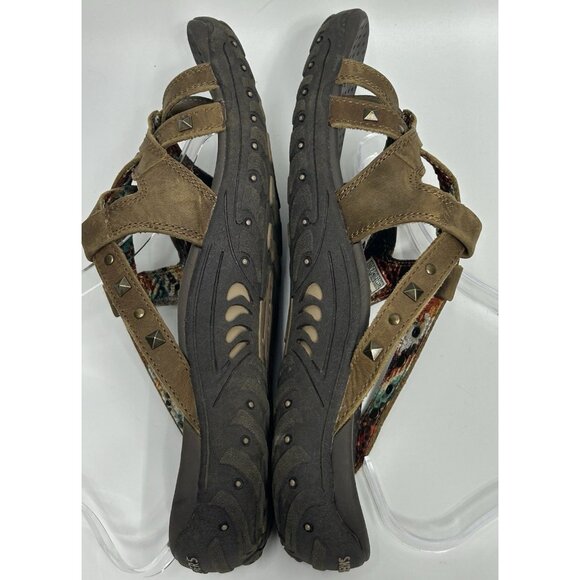 Skechers Brown Strappy Studded Women's Sandals - Picture 7 of 11